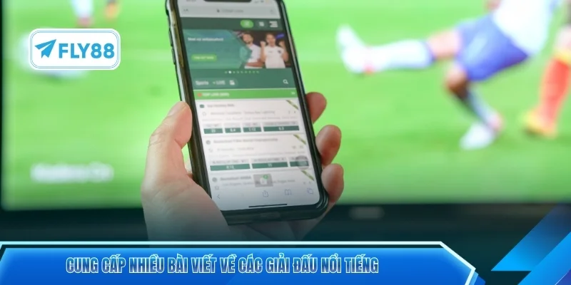 Cung cấp nhiều bài viết về các giải đấu nổi tiếng