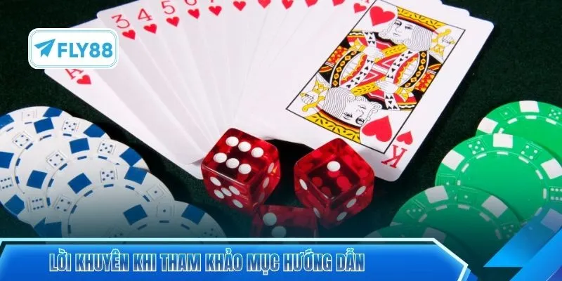 Lời khuyên khi tham khảo mục hướng dẫn